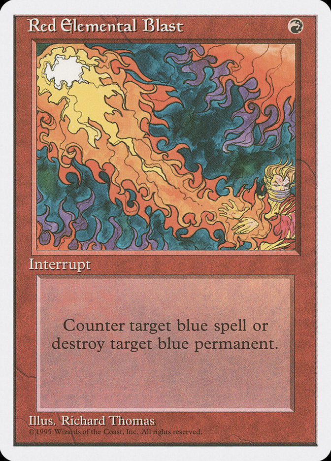 Red Elemental Blast (218) [Fourth Edition] | Odin's Place