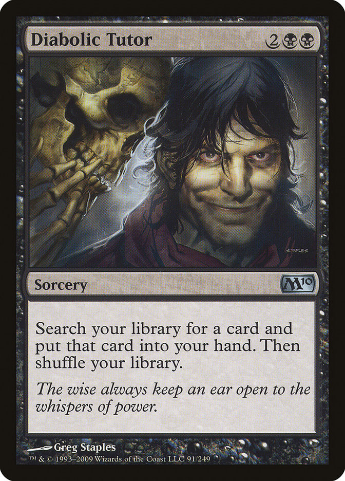 Diabolic Tutor (91) [Magic 2010] | Odin's Place