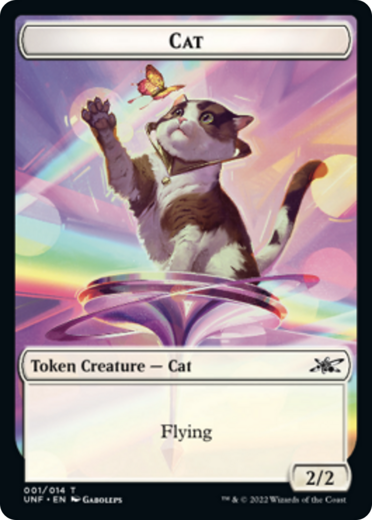 Cat // Storm Crow Double-Sided Token [Unfinity Tokens] | Odin's Place