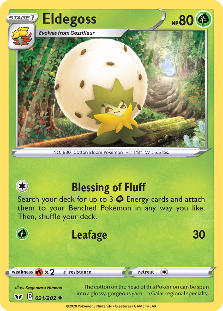 Eldegoss (021/202) [Sword & Shield: Base Set] | Odin's Place