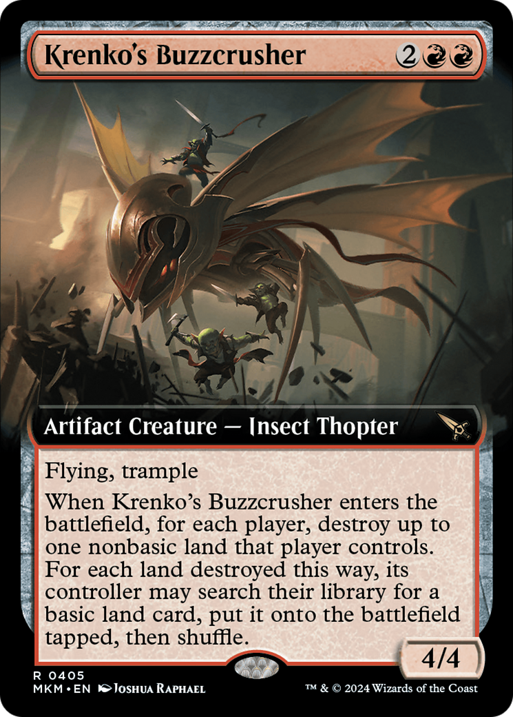 Krenko's Buzzcrusher (Extended Art) [Murders at Karlov Manor] | Odin's Place