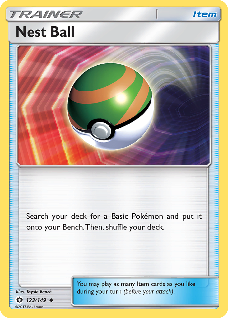 Nest Ball (123/149) [Sun & Moon: Base Set] | Odin's Place