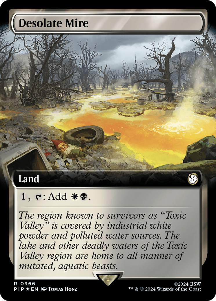 Desolate Mire (Extended Art) (Surge Foil) [Fallout] | Odin's Place