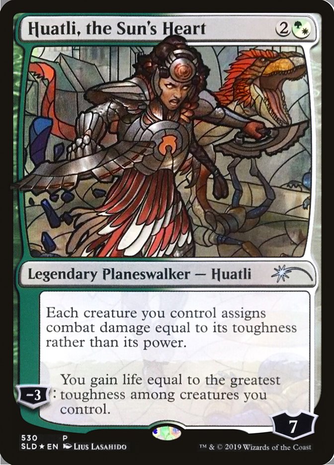 Huatli, the Sun's Heart (Stained Glass) [Secret Lair Drop Promos] | Odin's Place