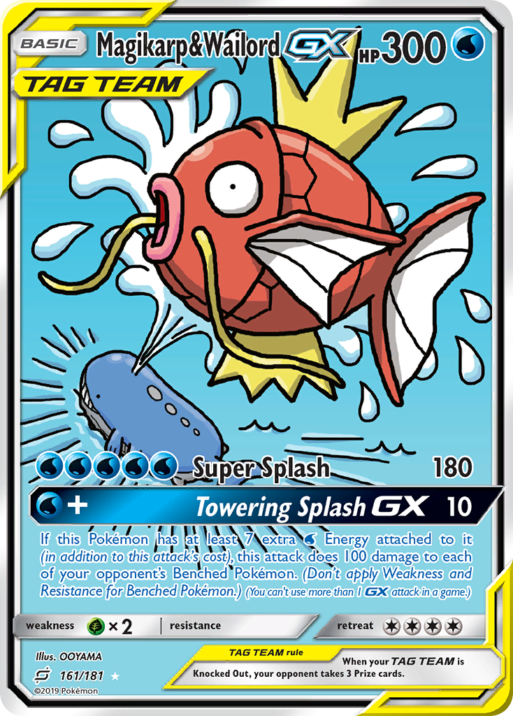 Magikarp & Wailord GX (161/181) [Sun & Moon: Team Up] | Odin's Place