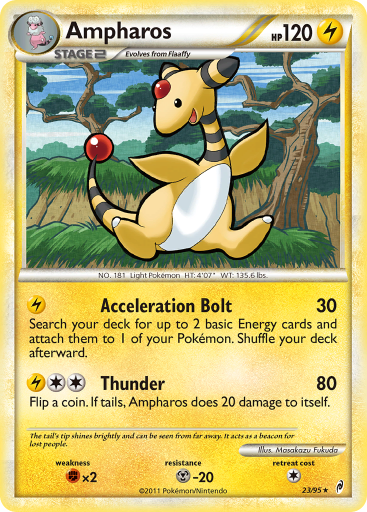 Ampharos (23/95) [HeartGold & SoulSilver: Call of Legends] | Odin's Place
