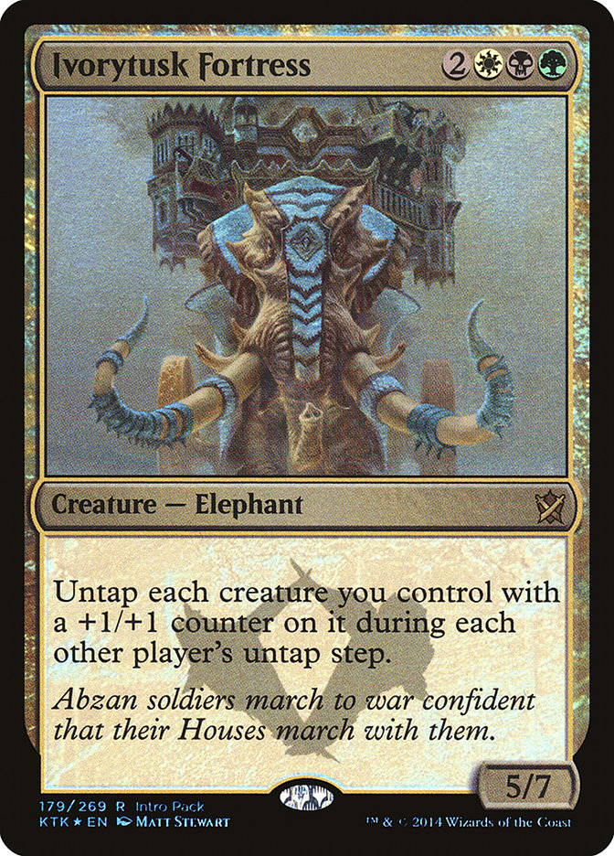 Ivorytusk Fortress (179) (Intro Pack) [Khans of Tarkir Promos] | Odin's Place