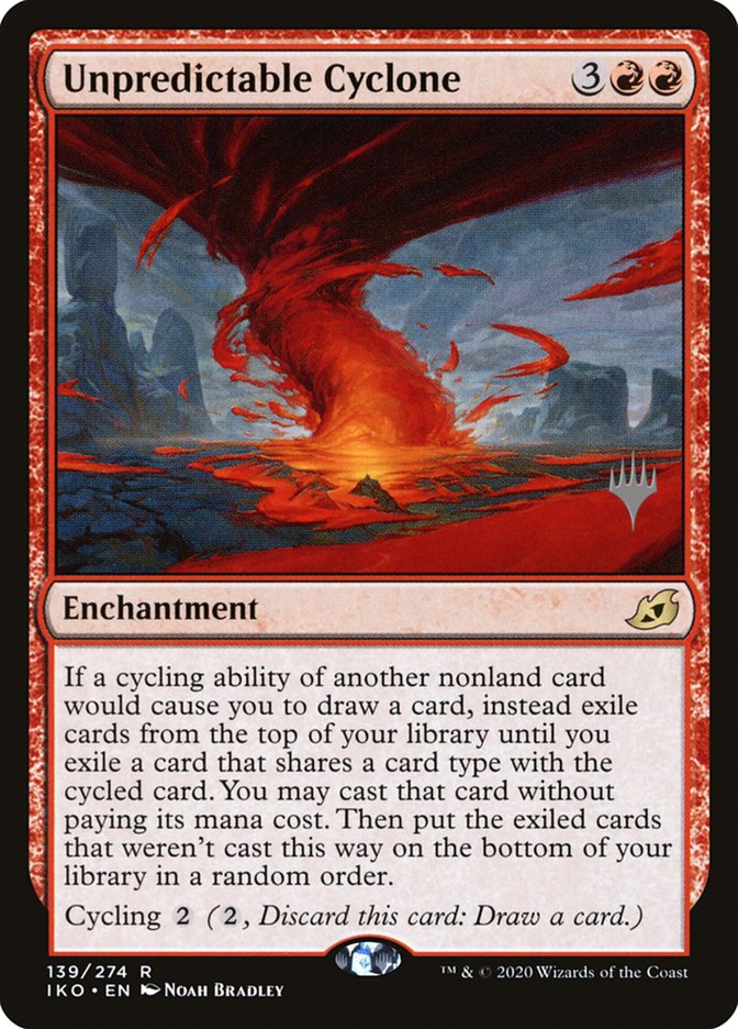 Unpredictable Cyclone (Promo Pack) [Ikoria: Lair of Behemoths Promos] | Odin's Place