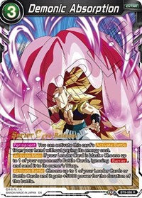 Demonic Absorption (BT9-086) [Universal Onslaught Prerelease Promos] | Odin's Place