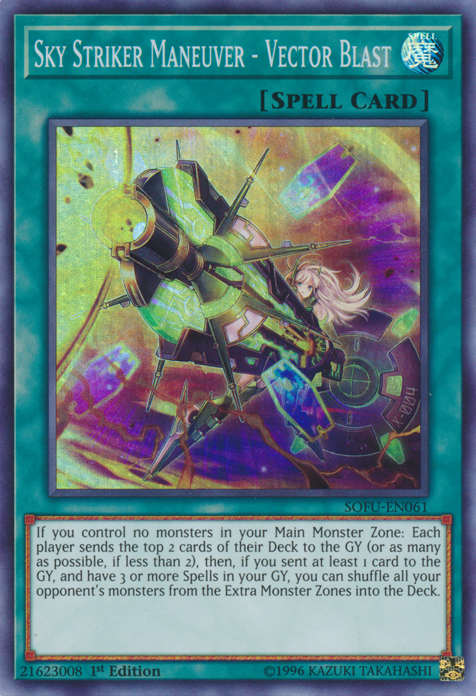 Sky Striker Maneuver - Vector Blast! [SOFU-EN061] Super Rare | Odin's Place