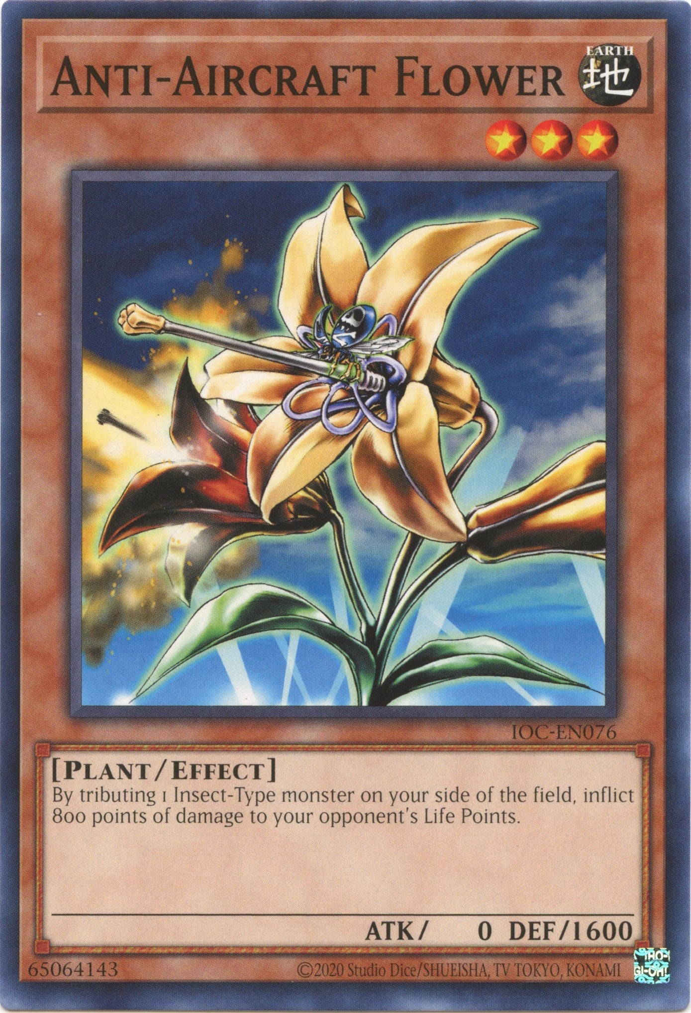 Anti-Aircraft Flower (25th Anniversary) [IOC-EN076] Common | Odin's Place
