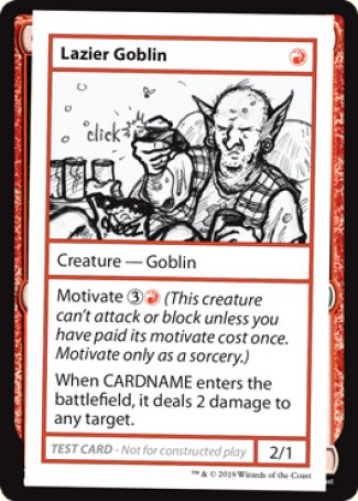 Lazier Goblin (2021 Edition) [Mystery Booster Playtest Cards] | Odin's Place