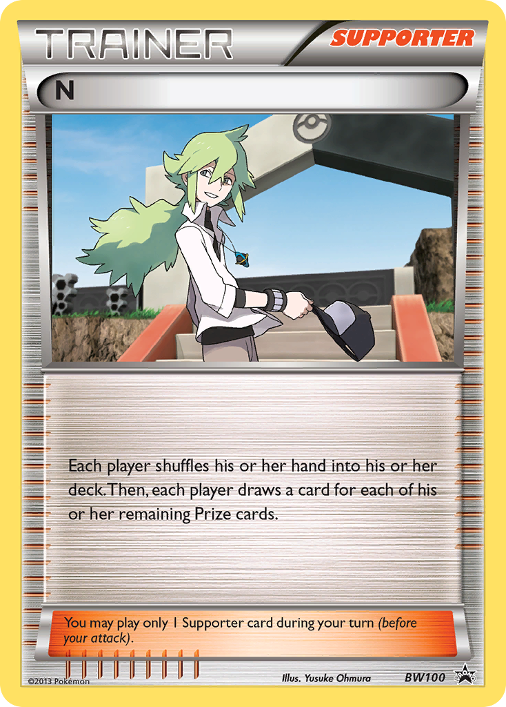 N (BW100) [Black & White: Black Star Promos] | Odin's Place
