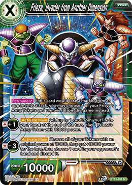 Frieza, Invader from Another Dimension (BT13-063) [Supreme Rivalry] | Odin's Place