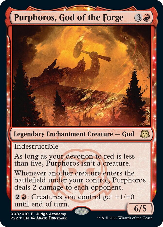 Purphoros, God of the Forge [Judge Gift Cards 2022] | Odin's Place
