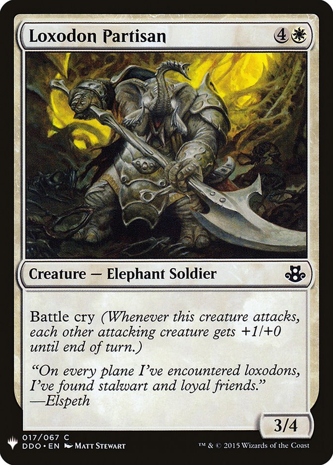 Loxodon Partisan [Mystery Booster] | Odin's Place