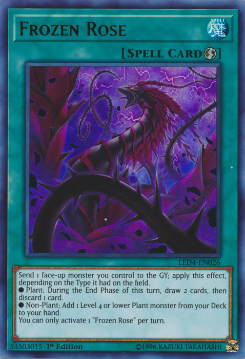 Frozen Rose [LED4-EN026] Ultra Rare | Odin's Place