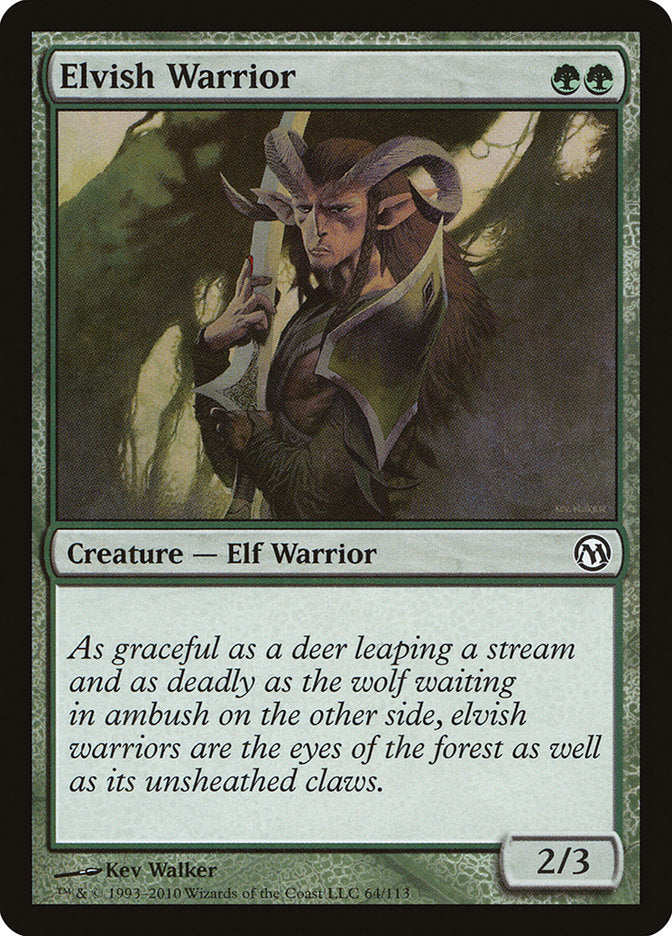 Elvish Warrior (64) [Duels of the Planeswalkers] | Odin's Place