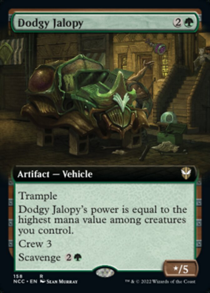 Dodgy Jalopy (Extended Art) [Streets of New Capenna Commander] | Odin's Place