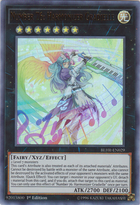 Number 76: Harmonizer Gradielle [BLHR-EN029] Ultra Rare | Odin's Place