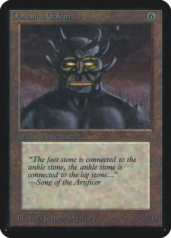 Obsianus Golem (267) [Alpha Edition] | Odin's Place