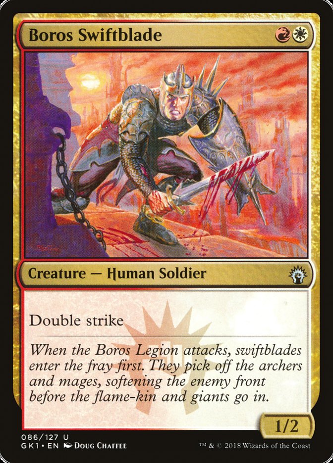 Boros Swiftblade (86) [Guilds of Ravnica Guild Kit] | Odin's Place
