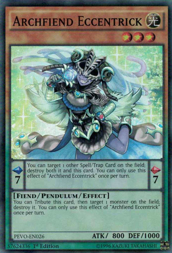 Archfiend Eccentrick [PEVO-EN026] Super Rare | Odin's Place