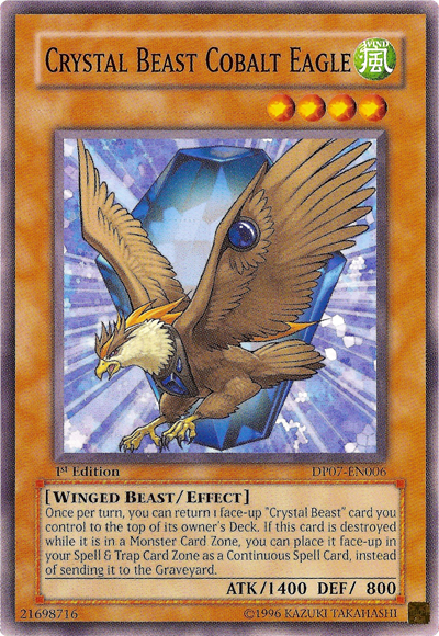 Crystal Beast Cobalt Eagle [DP07-EN006] Common | Odin's Place