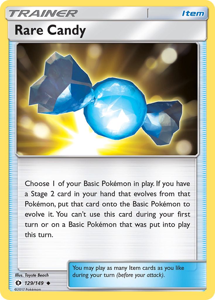 Rare Candy (129/149) [Sun & Moon: Base Set] | Odin's Place