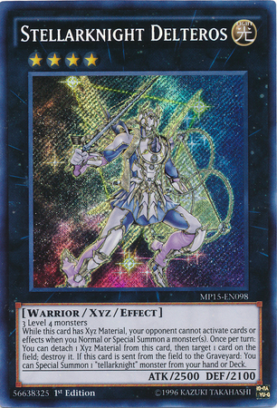 Stellarknight Delteros [MP15-EN098] Secret Rare | Odin's Place