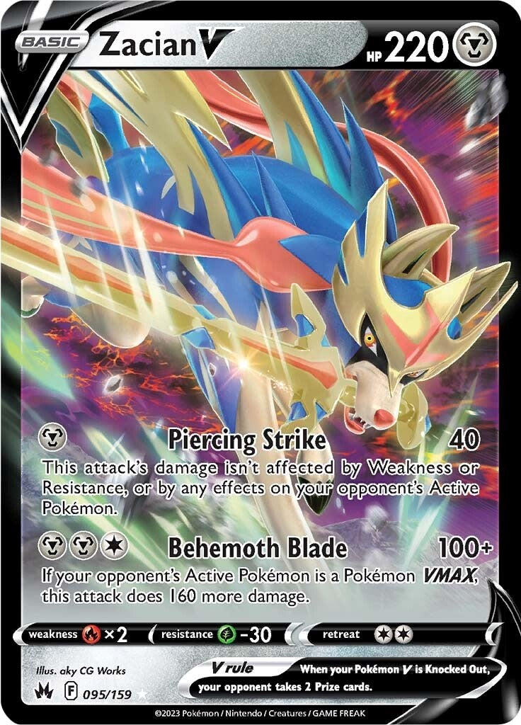 Zacian V (095/159) [Sword & Shield: Crown Zenith] | Odin's Place