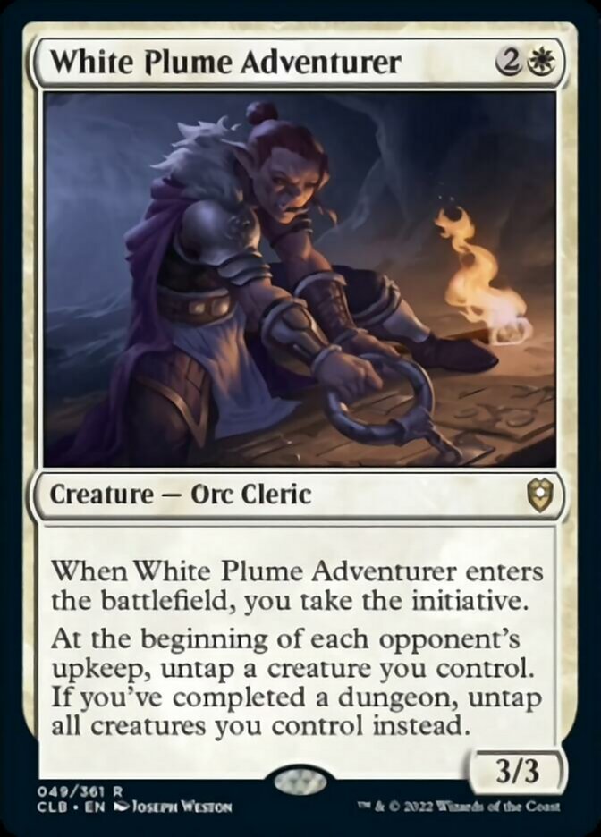 White Plume Adventurer [Commander Legends: Battle for Baldur's Gate] | Odin's Place