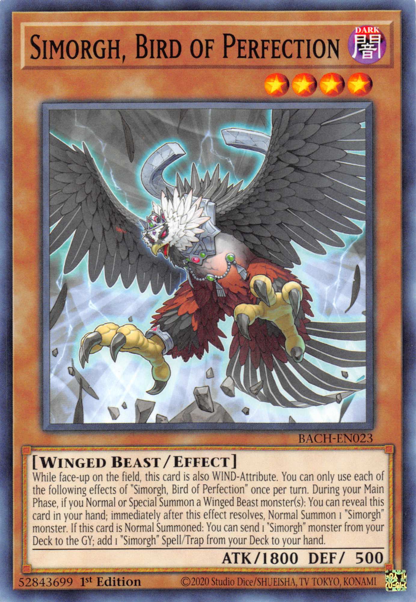 Simorgh, Bird of Perfection [BACH-EN023] Common | Odin's Place
