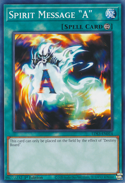 Spirit Message A [LDS3-EN014] Common | Odin's Place
