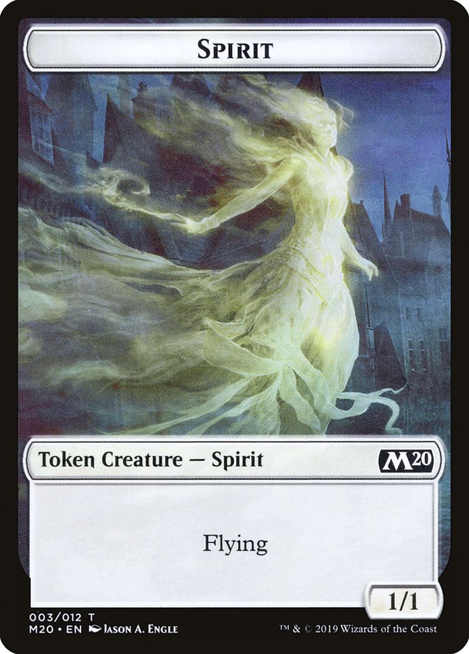 Spirit Token [Core Set 2020 Tokens] | Odin's Place