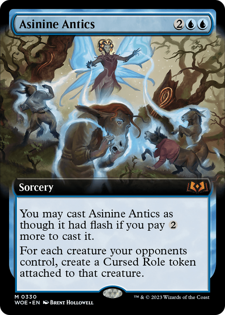 Asinine Antics (Extended Art) [Wilds of Eldraine] | Odin's Place