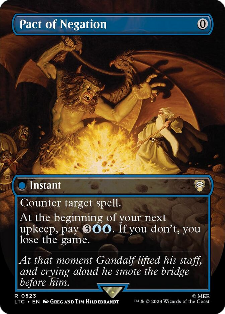 Pact of Negation (Borderless) [The Lord of the Rings: Tales of Middle-Earth Commander] | Odin's Place