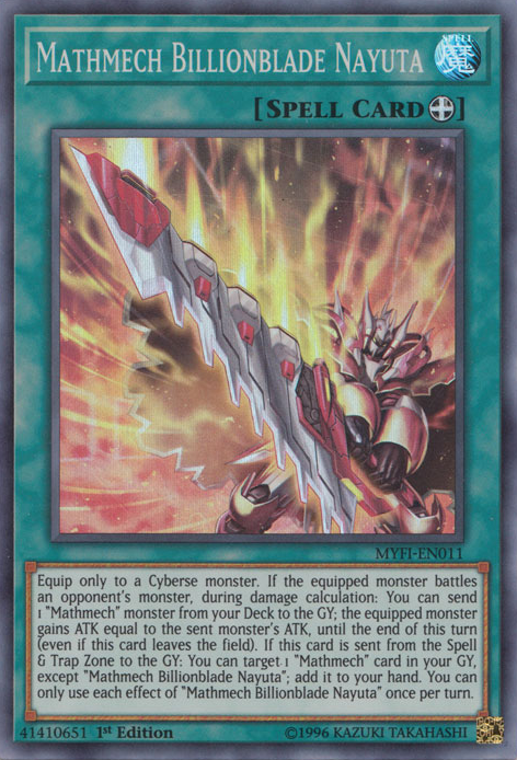Mathmech Billionblade Nayuta [MYFI-EN011] Super Rare | Odin's Place