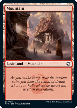 Mountain (277) [Dungeons & Dragons: Adventures in the Forgotten Realms] | Odin's Place