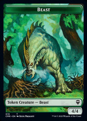 Beast (19) // Elephant Double-Sided Token [Commander Legends Tokens] | Odin's Place