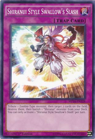 Shiranui Style Swallow's Slash [MP16-EN228] Common | Odin's Place