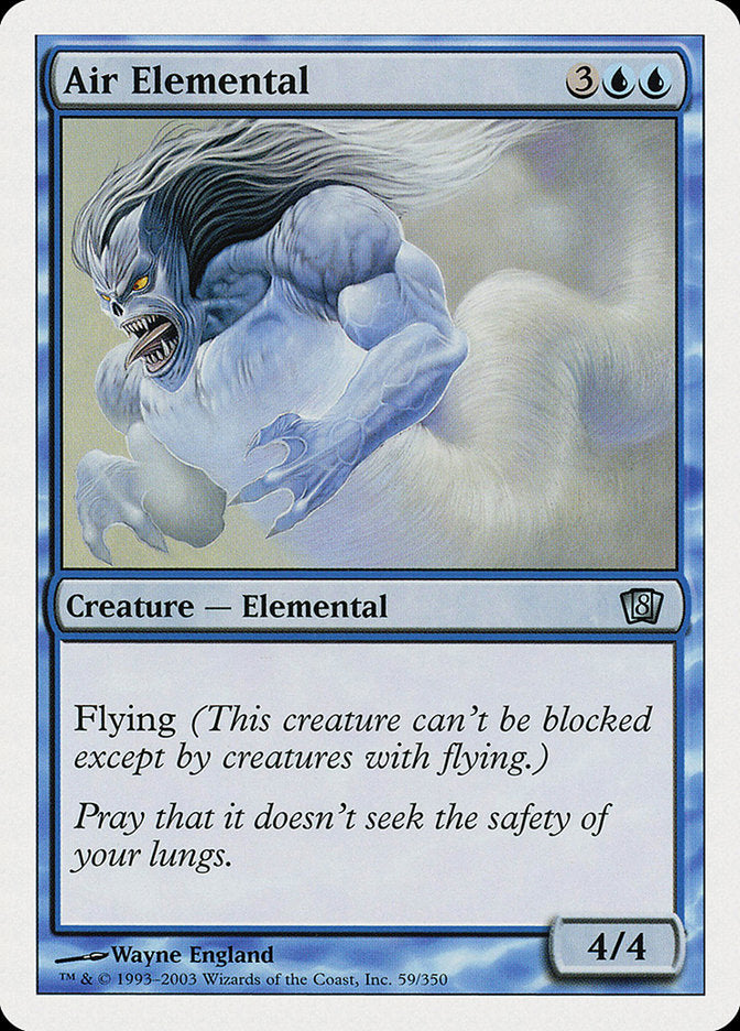 Air Elemental (59) [Eighth Edition] | Odin's Place