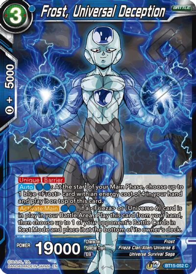 Frost, Universal Deception (BT15-052) [Saiyan Showdown] | Odin's Place