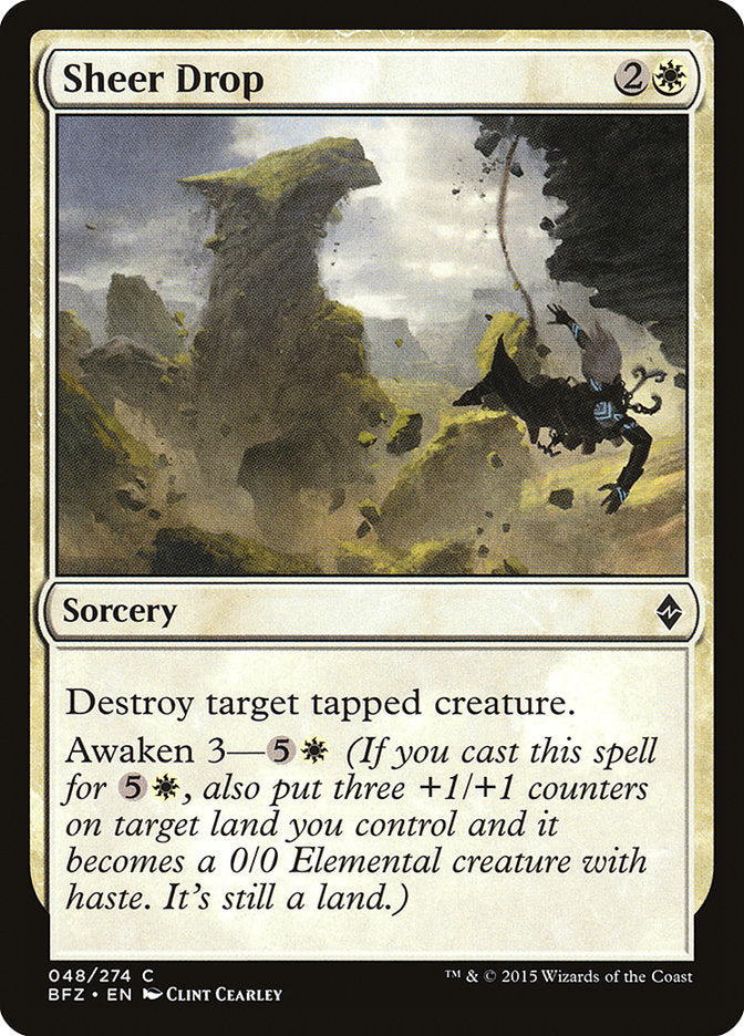 Sheer Drop (48) [Battle for Zendikar] | Odin's Place