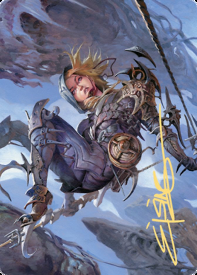 Blackbloom Rogue Art Card (Gold-Stamped Signature) [Zendikar Rising Art Series] | Odin's Place