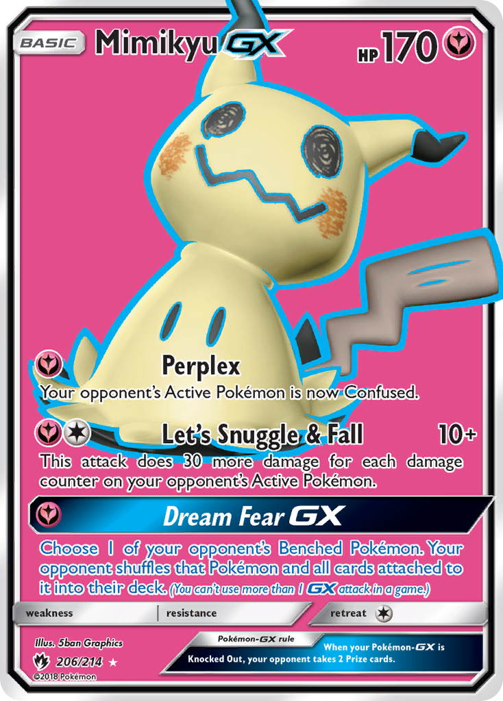 Mimikyu GX (206/214) [Sun & Moon: Lost Thunder] | Odin's Place