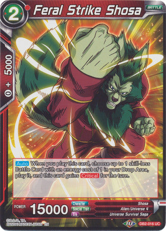 Feral Strike Shosa (DB2-016) [Divine Multiverse] | Odin's Place