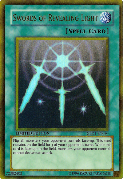 Swords of Revealing Light [GLD1-EN030] Gold Rare | Odin's Place