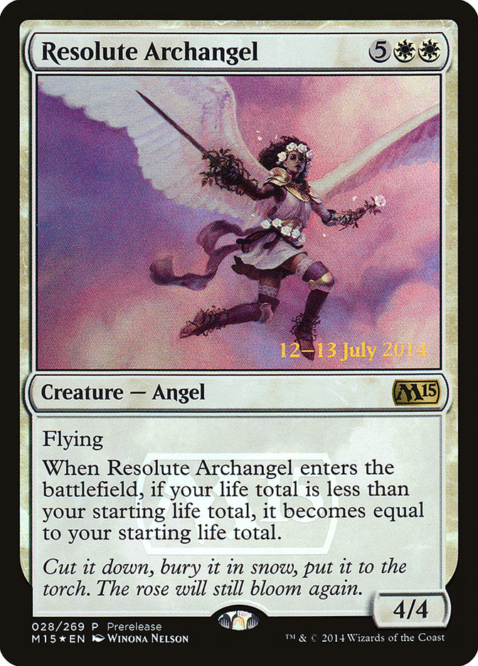 Resolute Archangel (28) [Magic 2015 Prerelease Promos] | Odin's Place