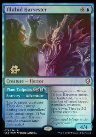 Illithid Harvester // Plant Tadpoles [Commander Legends: Battle for Baldur's Gate Prerelease Promos] | Odin's Place